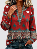 Women'S Floral Printed Top