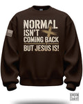 Normal kommt nicht zurück – Rundhals-Sweatshirt