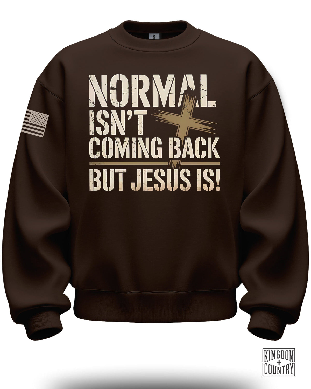 Normal kommt nicht zurück – Rundhals-Sweatshirt