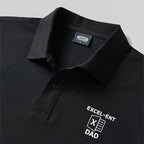 Excel-ent Dad Geek Embroidered Polo Shirt