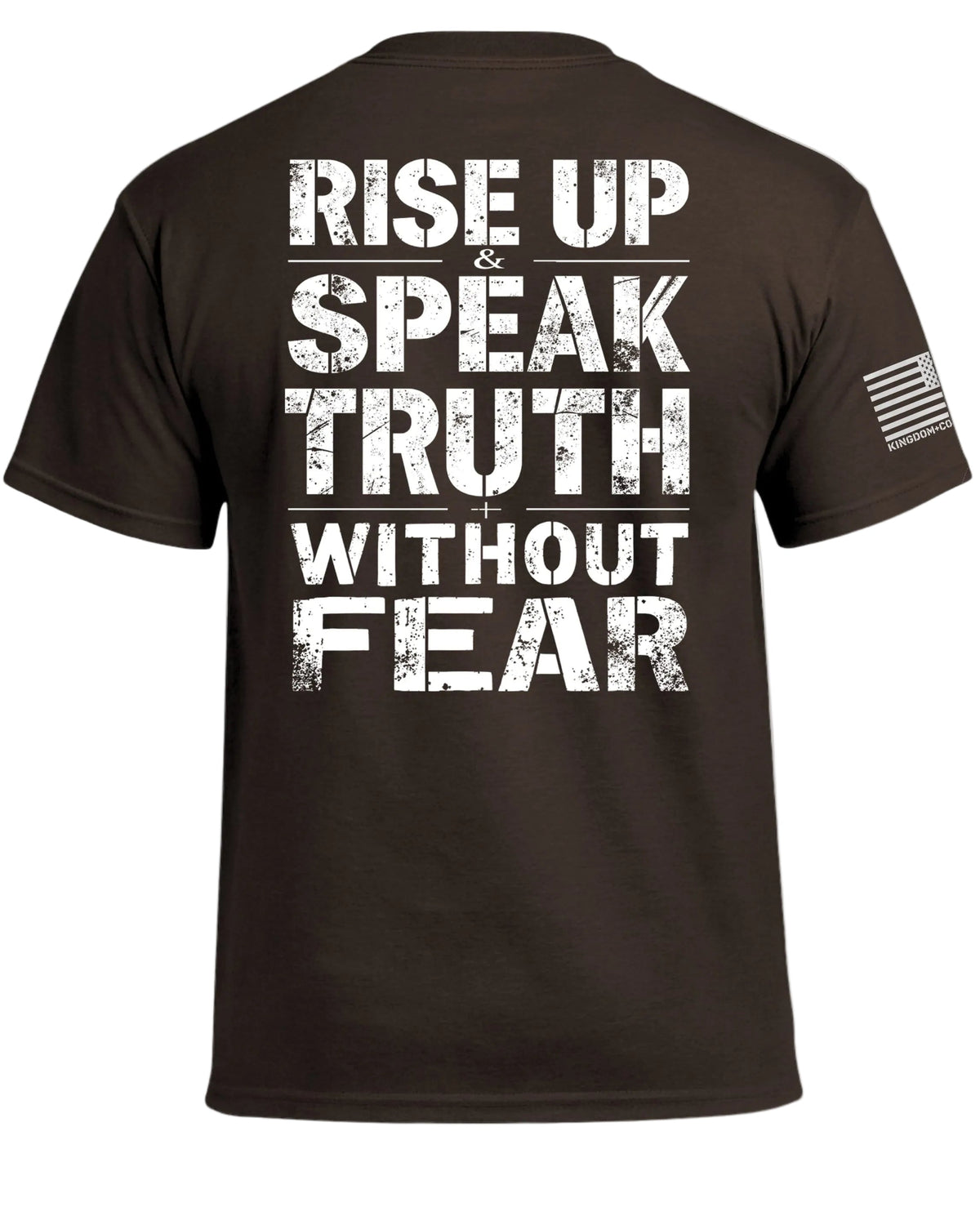 Steh auf und sprich die Wahrheit ohne Angst T-Shirt