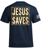Jesus Saves Motiv-T-Shirt