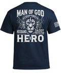 Man Of God Husband Daddy Hero T-Shirt
