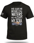 He Leads Me Beside Still Waters T-Shirt