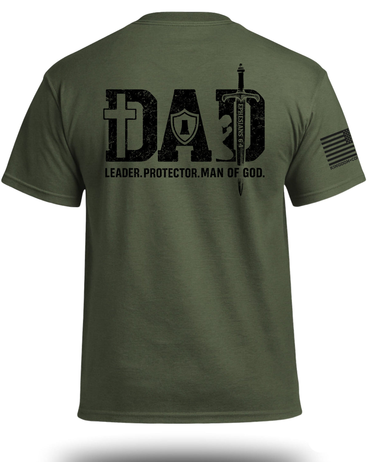 Papa-Anführer Beschützer Mann Gottes T-Shirt
