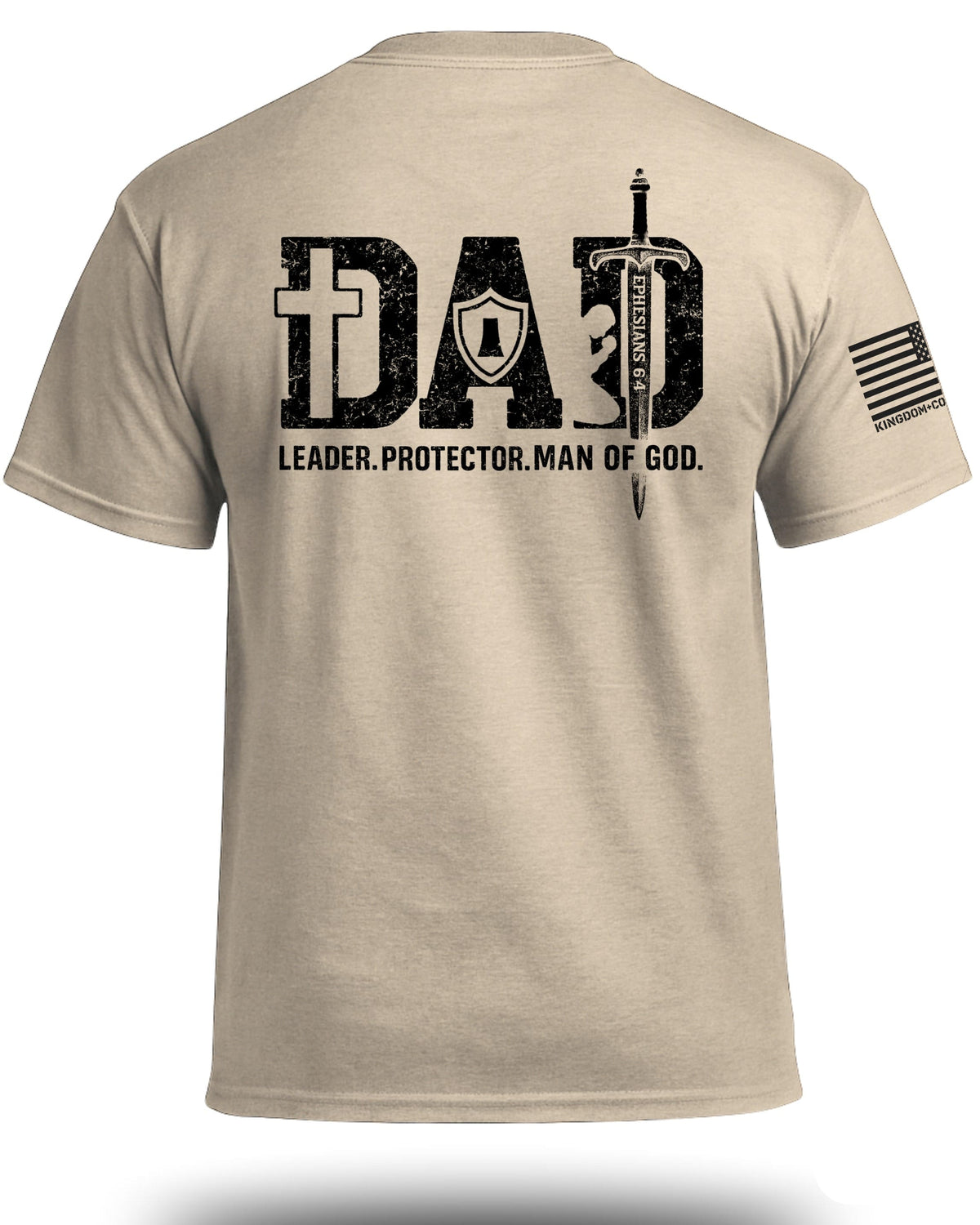 Papa-Anführer Beschützer Mann Gottes T-Shirt