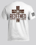 T-Shirt mit erlöst-Kreuz-Grafik