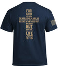 Denn so sehr hat Gott die Welt geliebt Johannes 3:16 T-Shirt