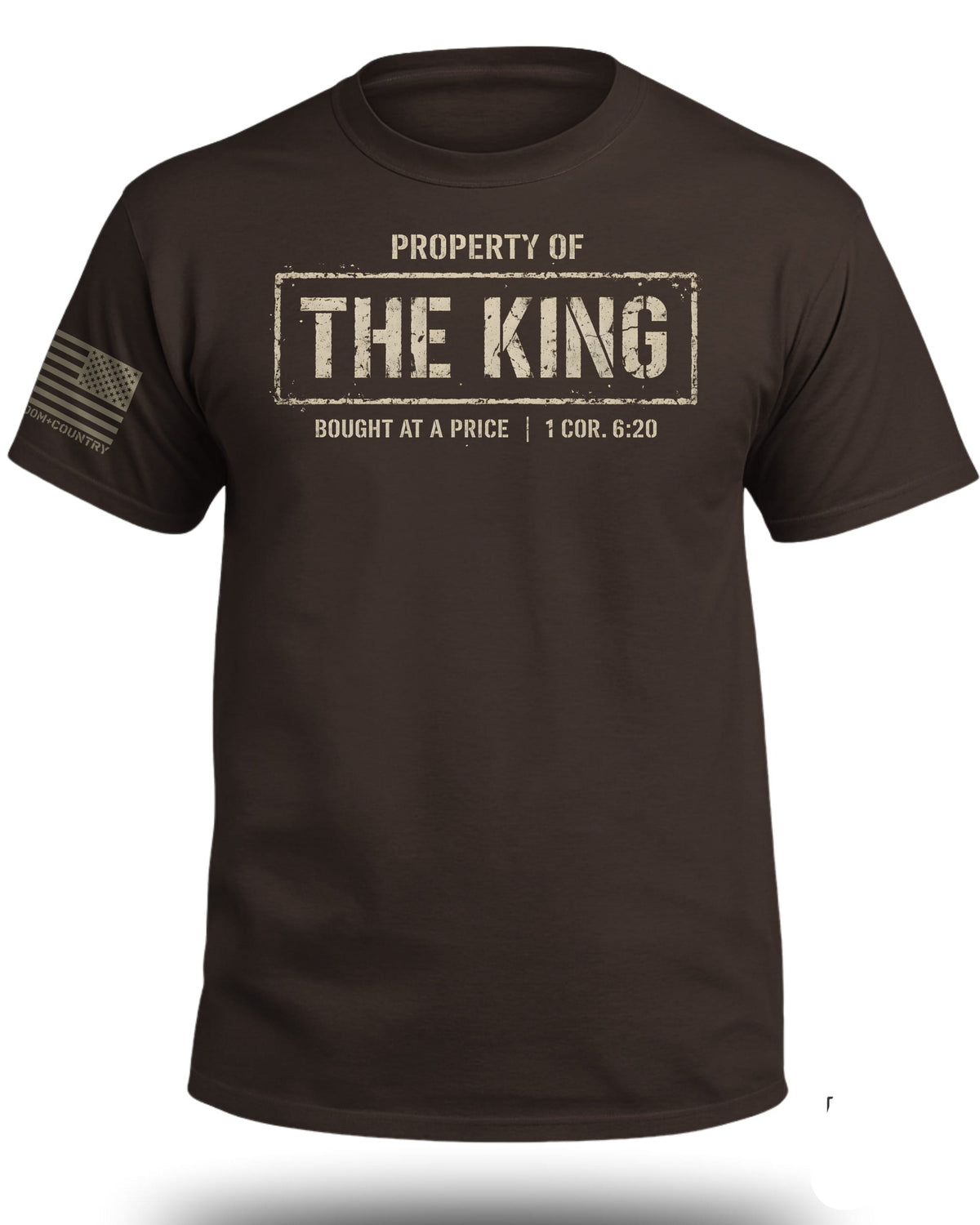 Property of The King 1 Cor. 6:20 Christian T-Shirt
