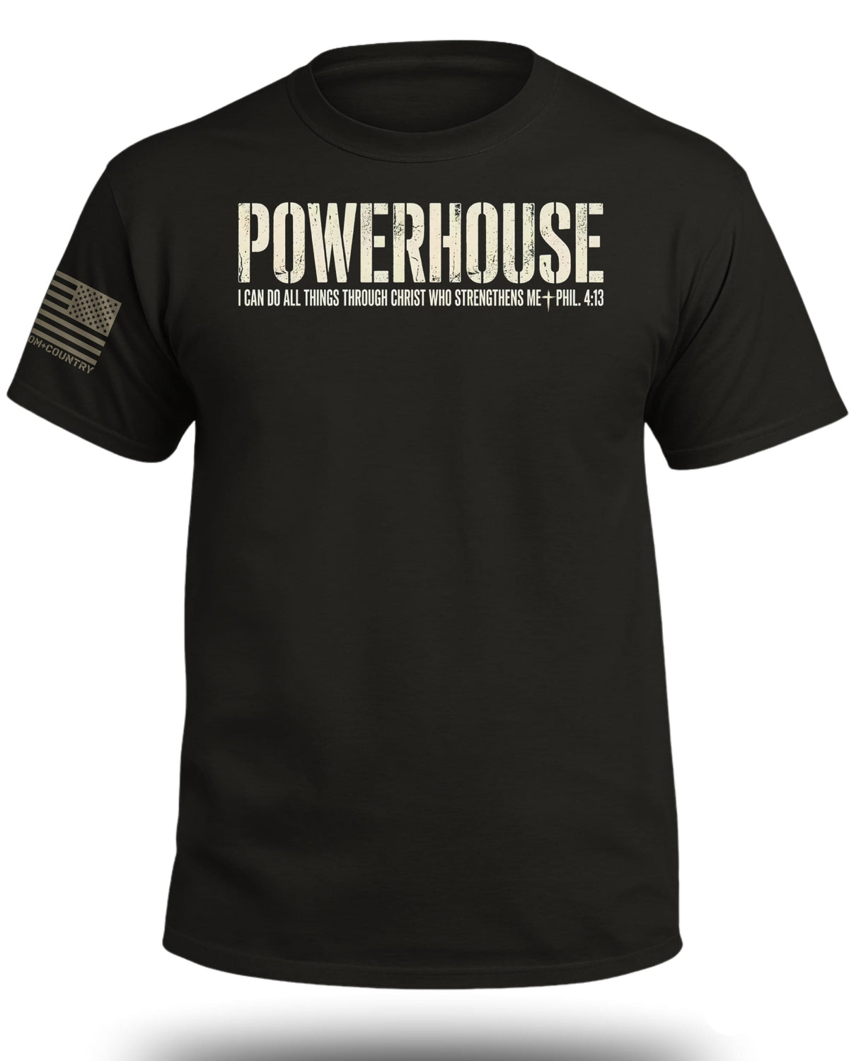 POWERHOUSE Phil 4:13 Christian T-Shirt