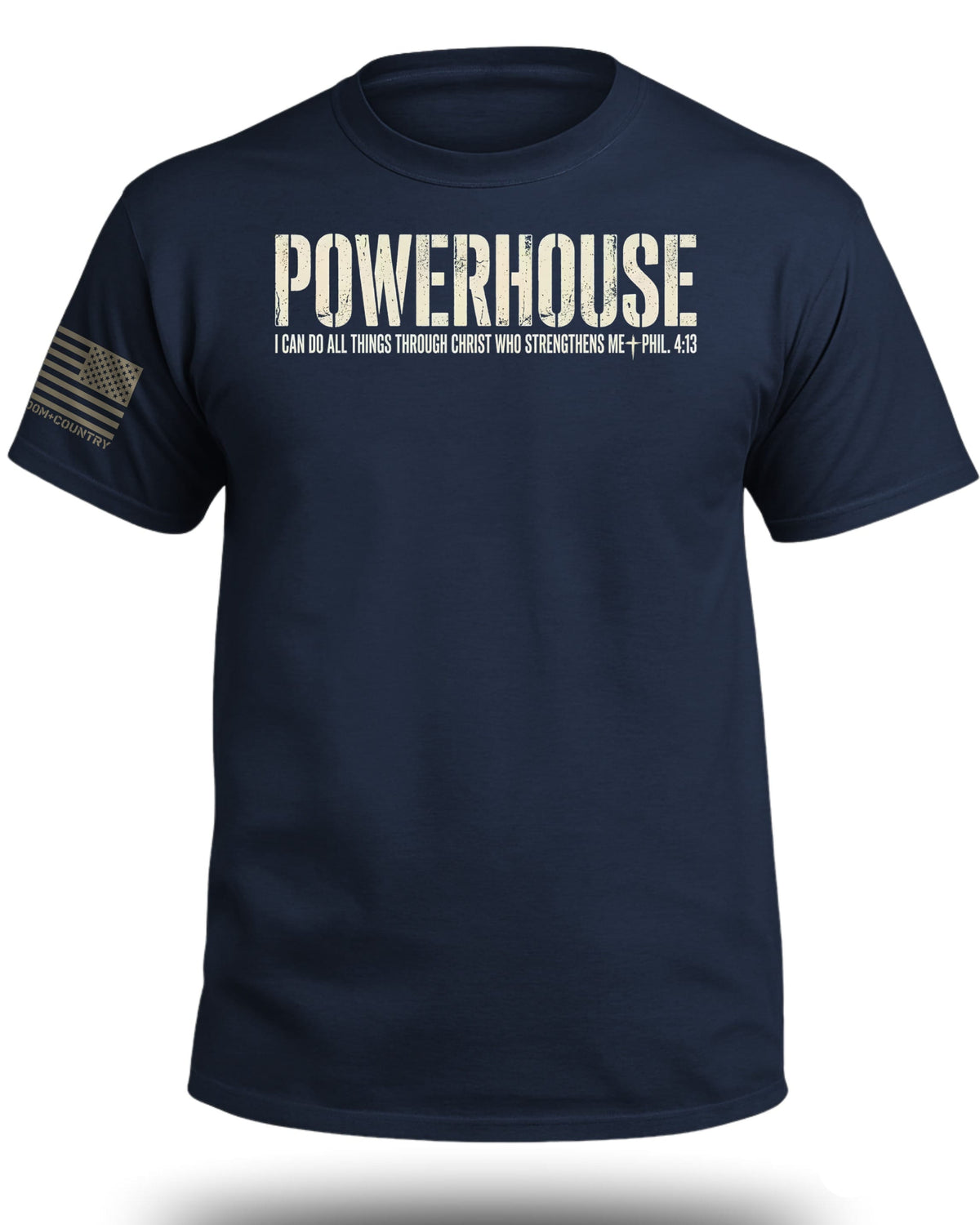 POWERHOUSE Phil 4:13 Christian T-Shirt