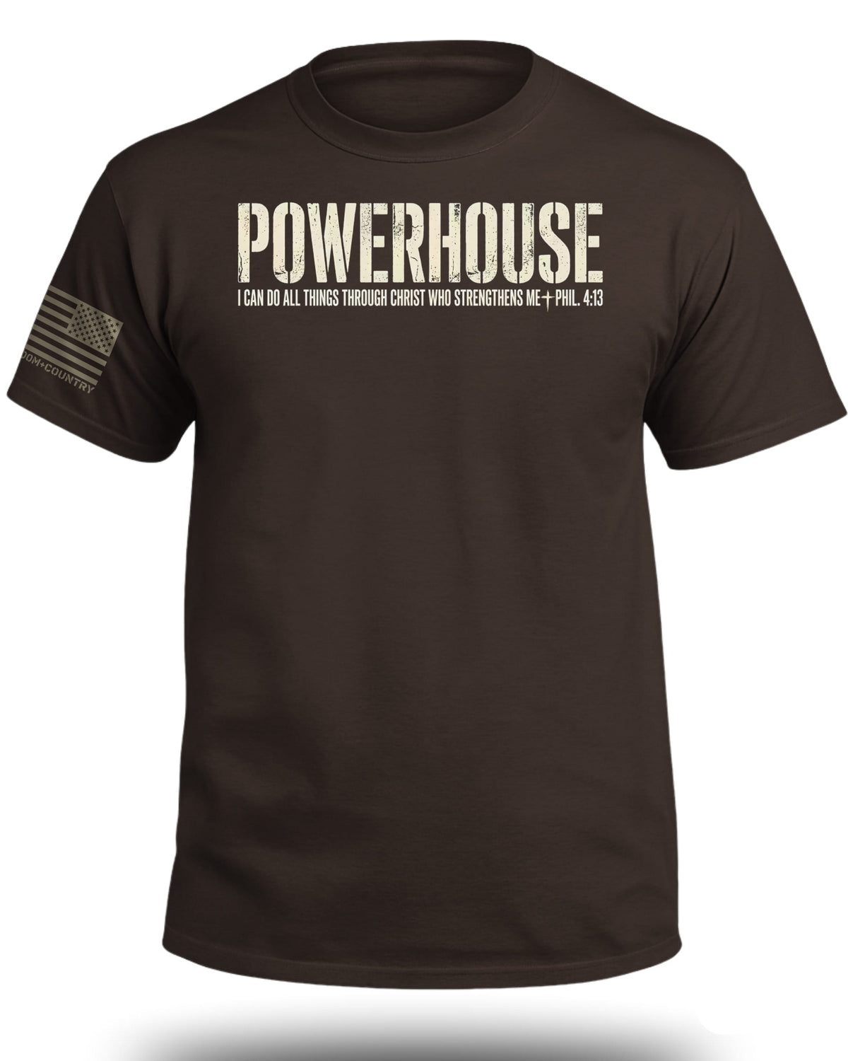POWERHOUSE Phil 4:13 Christian T-Shirt