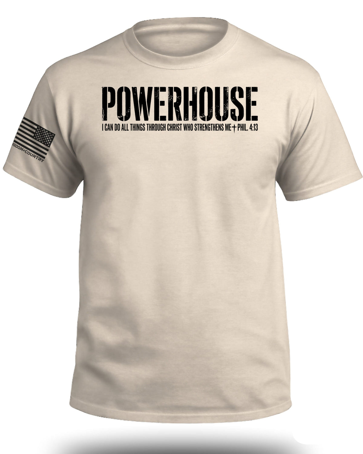 POWERHOUSE Phil 4:13 Christian T-Shirt