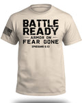 Battle Ready Armor On Fear Gone T-Shirt