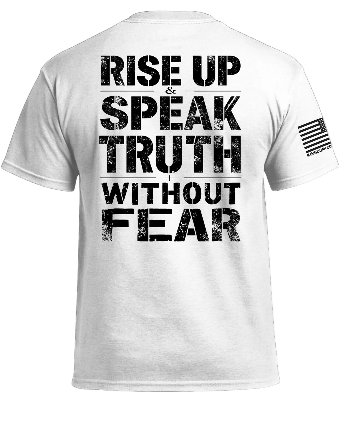 Steh auf und sprich die Wahrheit ohne Angst T-Shirt