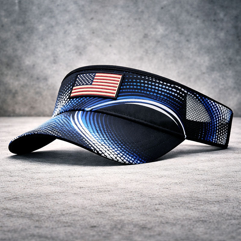 Tech Style Gradient Sport Visor Hat