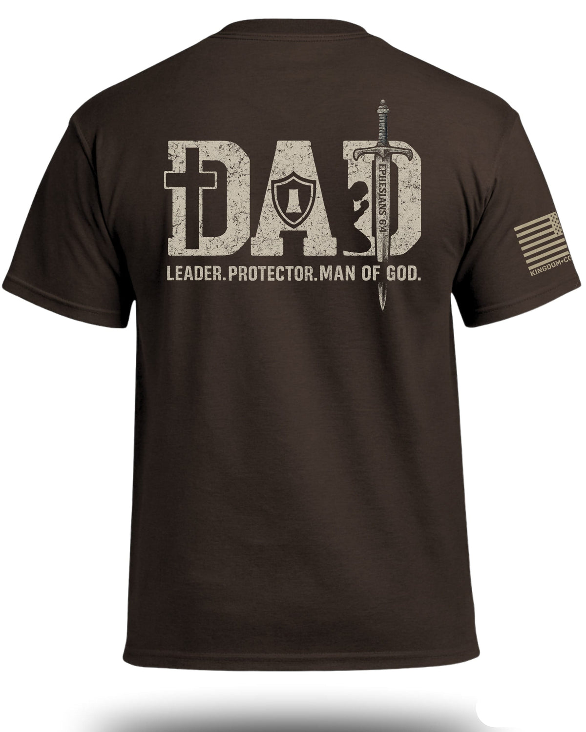 Papa-Anführer Beschützer Mann Gottes T-Shirt