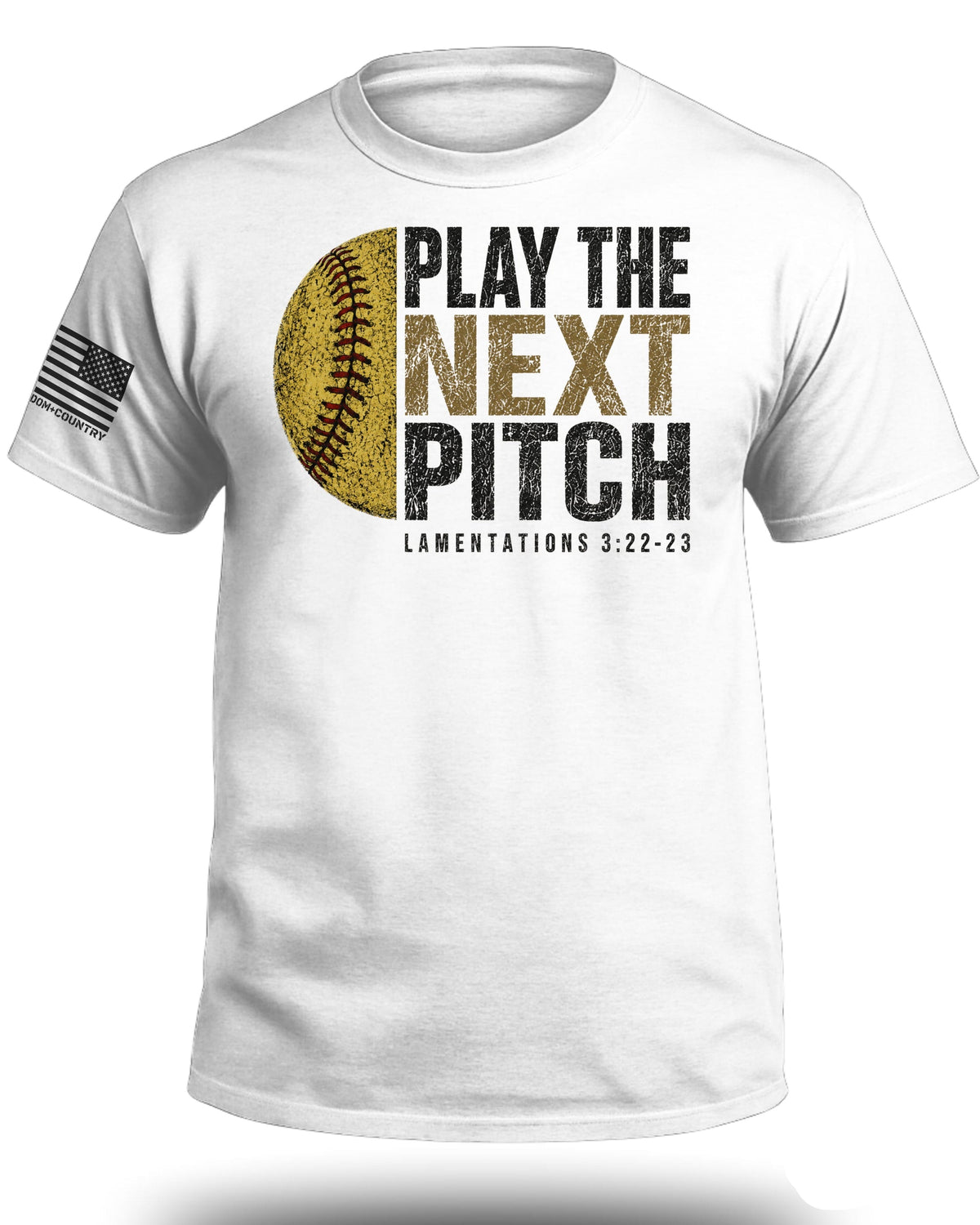 Play The Next Pitch Softball T-Shirt