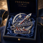 250 Years Freedom Commemorative Brooch