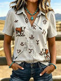 Women'S Casual Printed Top