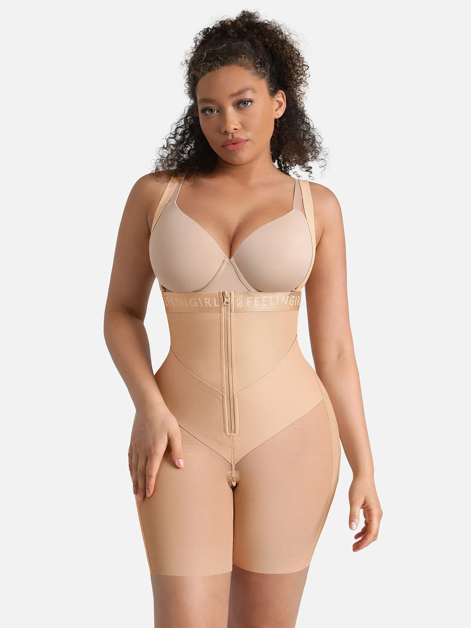 Full-Coverage Tummy Control Shaper Faja