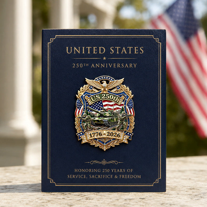 250 Years of Patriotism (1776-2026) Commemorative Brooch