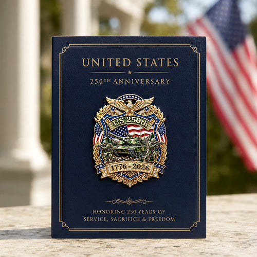 Broche Commémorative 250 ans de patriotisme (1776-2026)