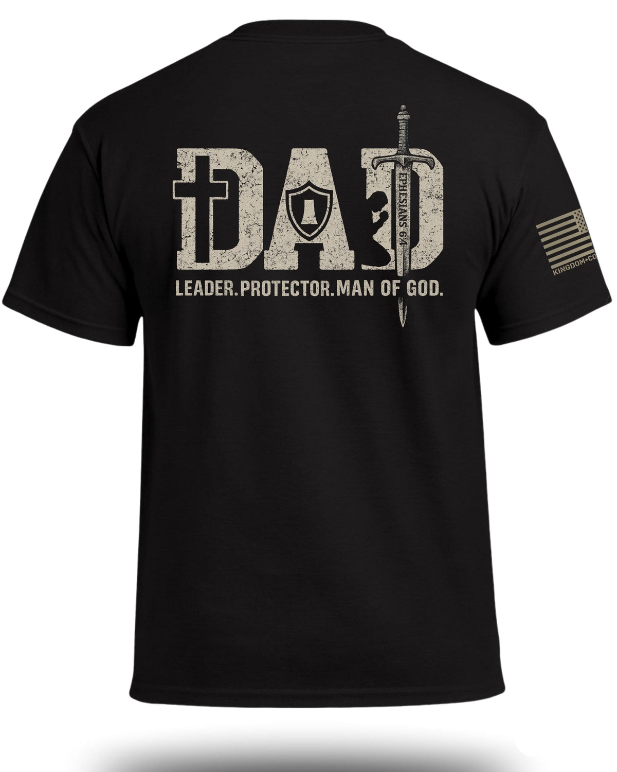 Papa-Anführer Beschützer Mann Gottes T-Shirt