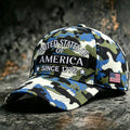 US Camouflage Art Print Casual Baseball Cap