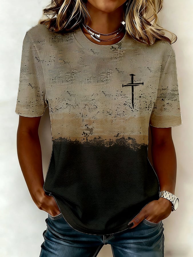 WWomen's Faith Print T-shirt