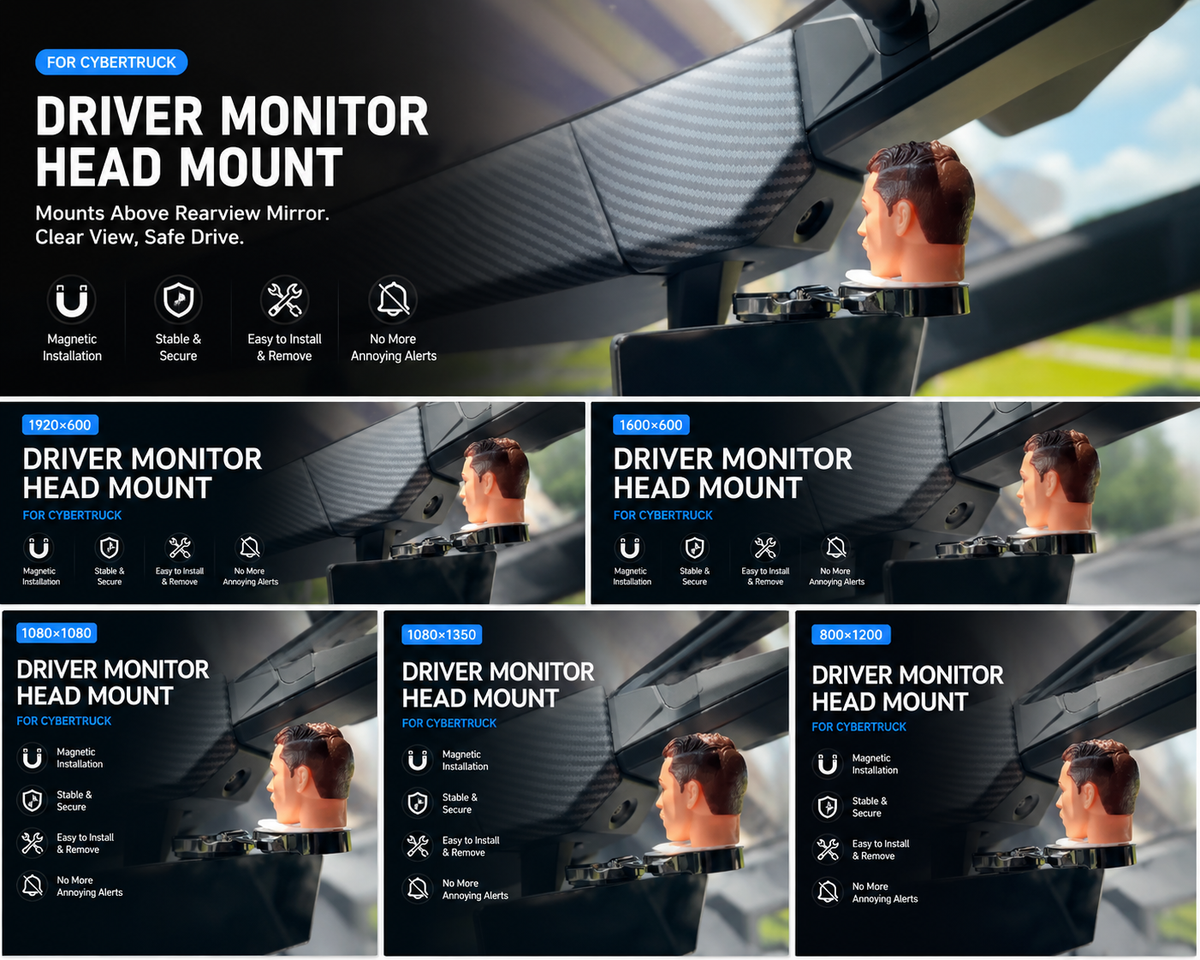 Einfach zu installierende FSD-Bitte-nicht-stören-Modifikationslösung, Perfekt modifizierte Figur, Passend für Model 3 / Model Y /Model S/Model X/Cybertruck, Kostenloser Versand