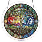 Tree of Day and Night Light Suncatcher-Acrylic Window Art