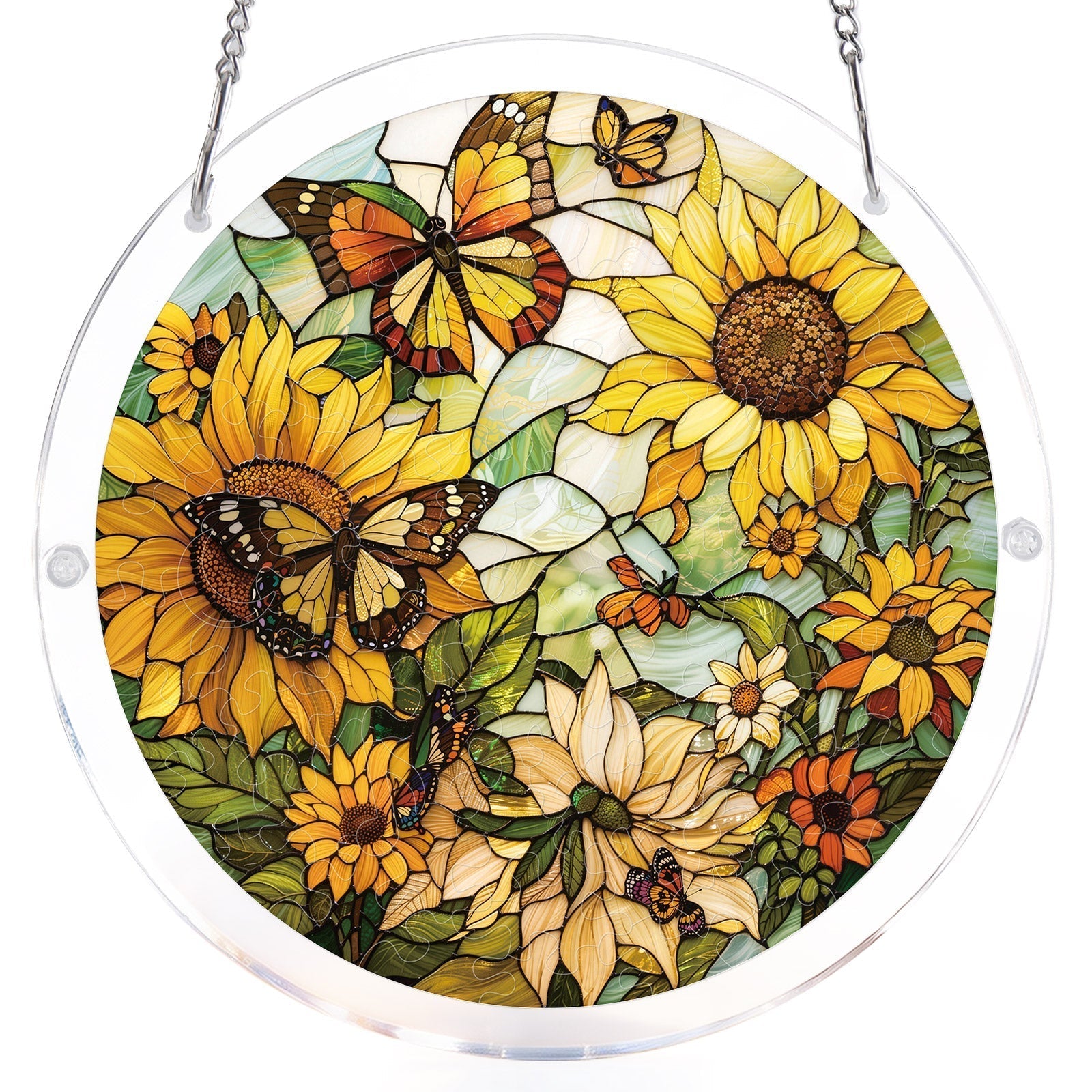 Sunflower Whispers Light Suncatcher-Acrylic Window Art