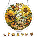 Sunflower Whispers Light Suncatcher-Acrylic Window Art