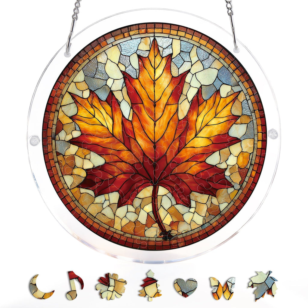 Maple Light Suncatcher-Acrylic Window Art