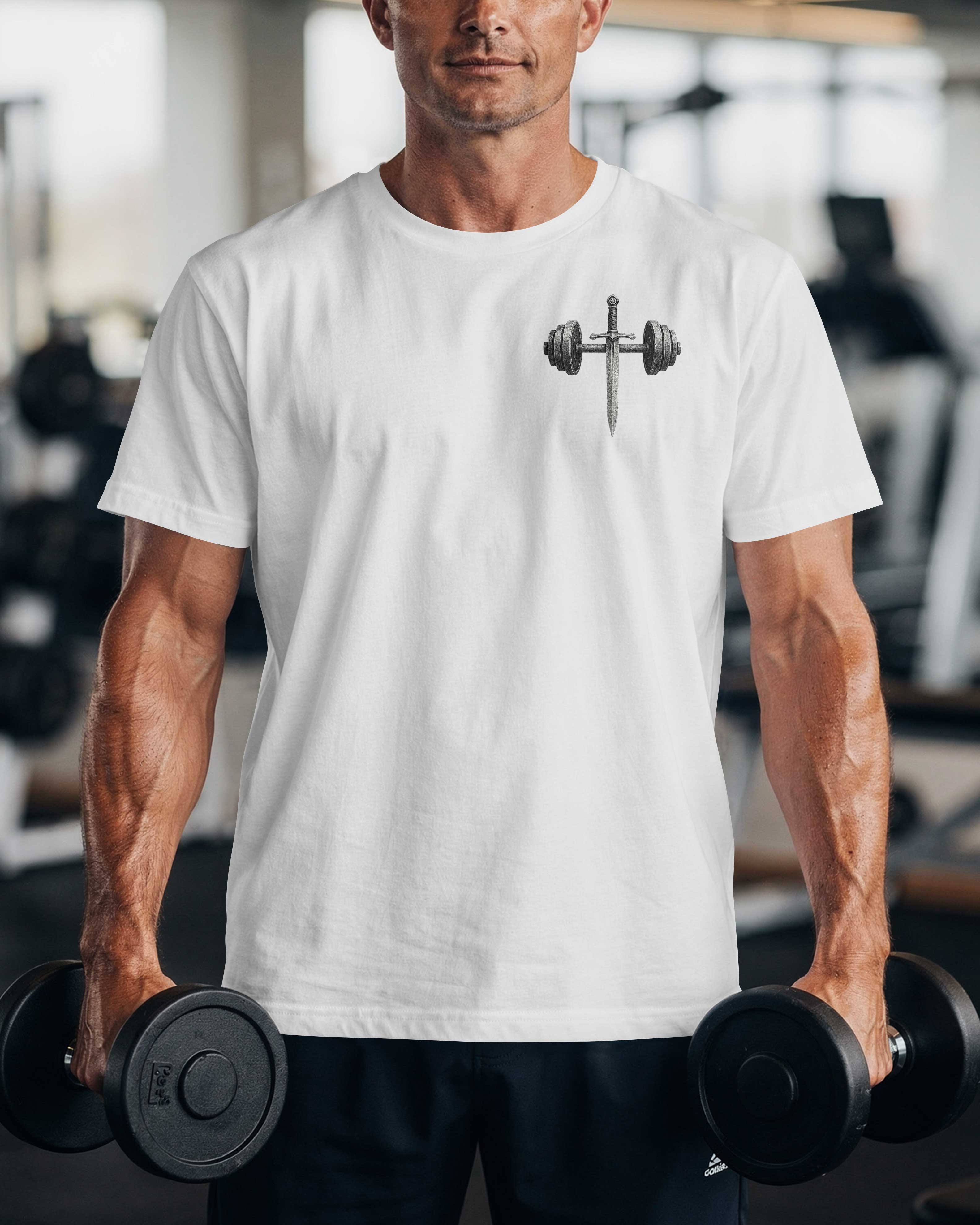 T-shirt design « barre croisée »