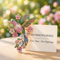 Hummingbird Blossom Brooch