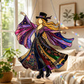 💥💃 Stevie Nicks 🤘 Handmade Stained Glass Spinning Suncatcher