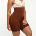 Short galbant sans coutures pour femme | Shorty gainant taille haute contrôle du ventre