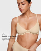 Women's Deep Plunge Underwire Bra