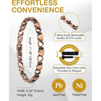 Magnetic Therapy X-Link Anklet & Bracelet for Men & Women