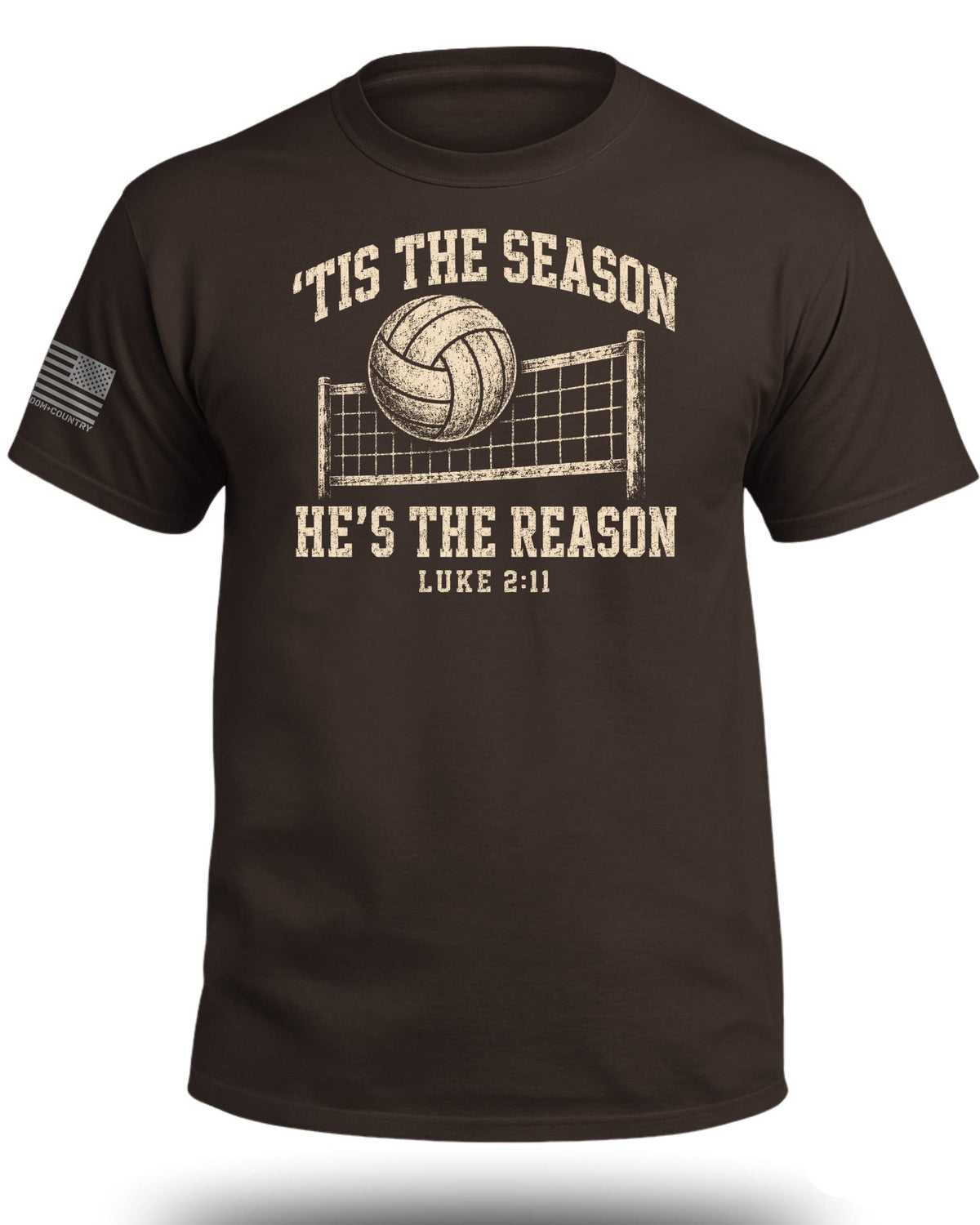 'Tis The Season He's The Reason - Volleyball T-Shirt