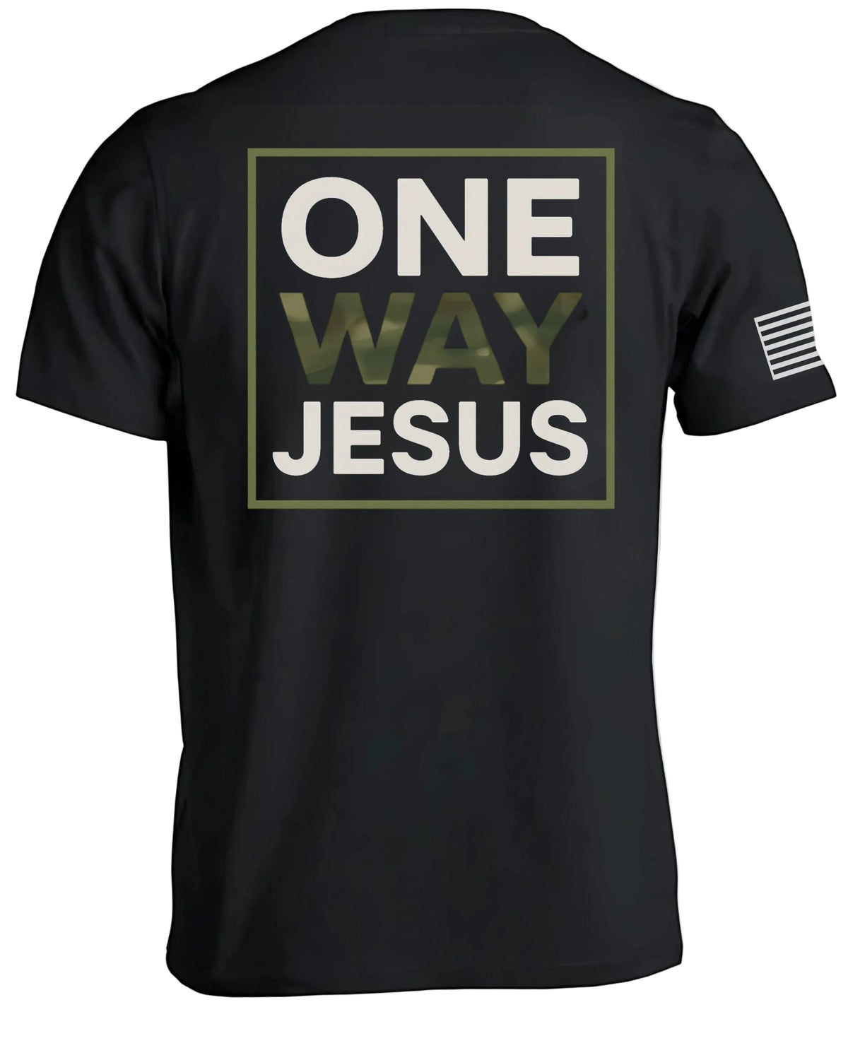 One Way Jesus Camo T-Shirt
