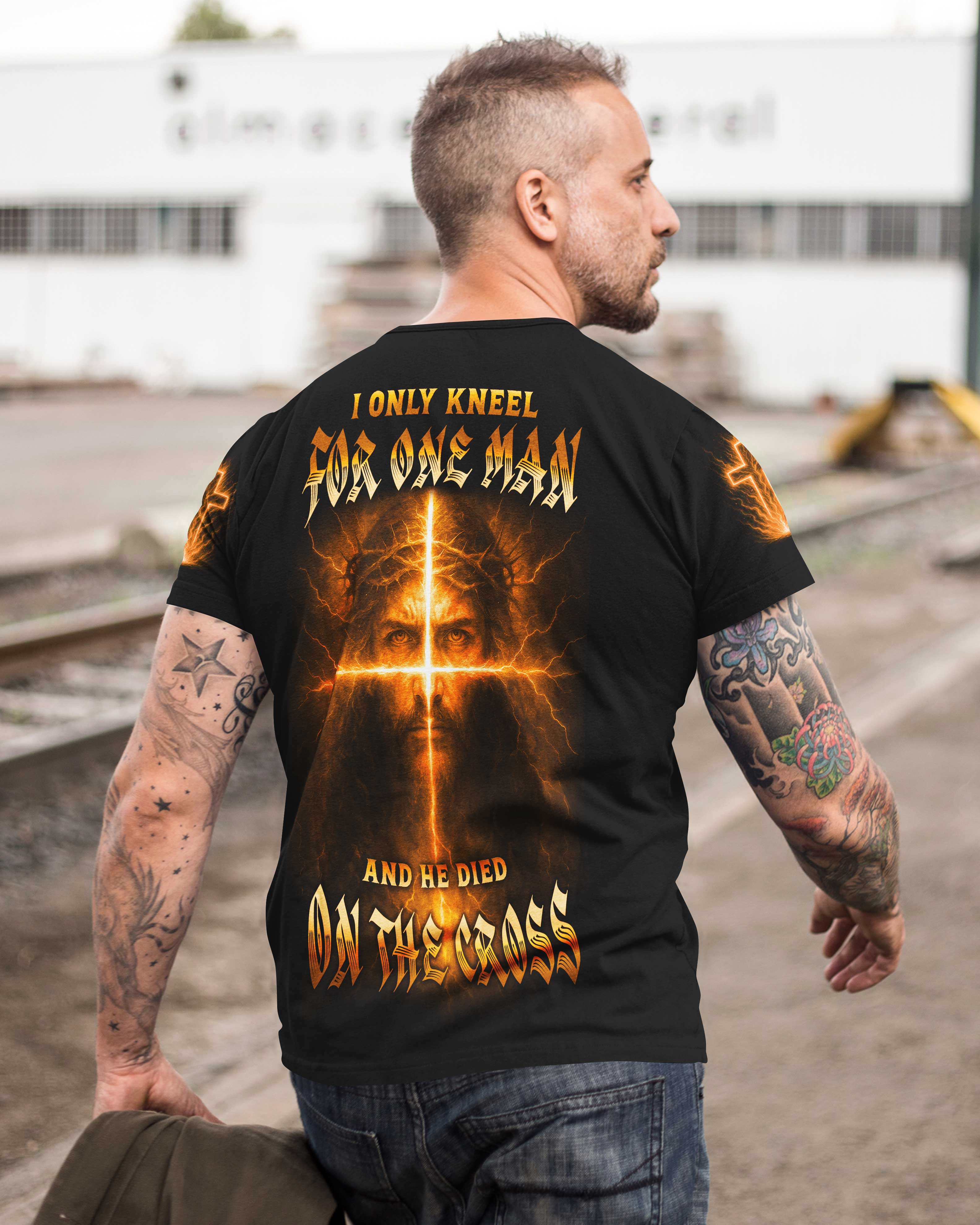 I Only Kneel For One Man All Over Print T-Shirt