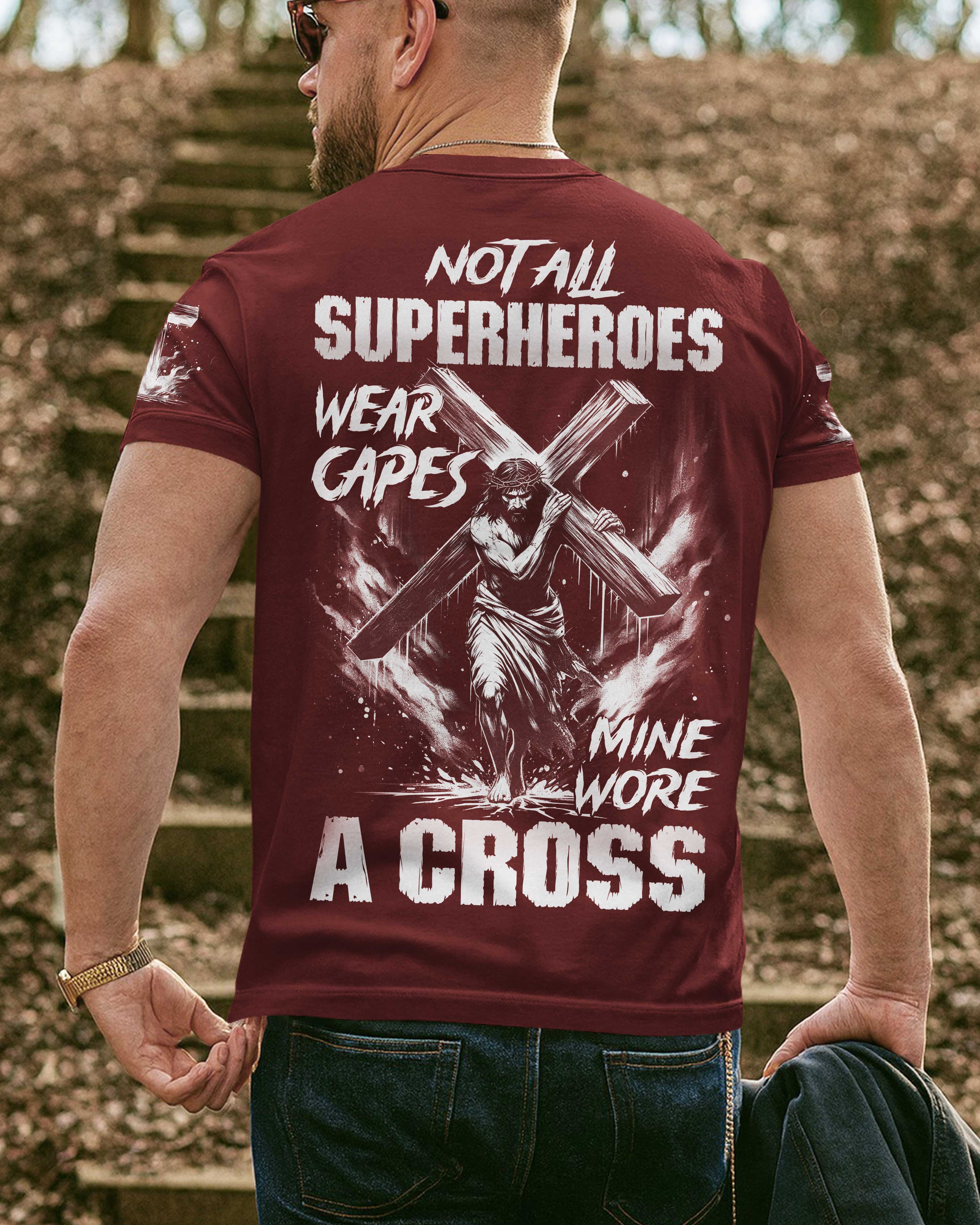 T-shirt imprimé Not All Superheroes Wear Capes