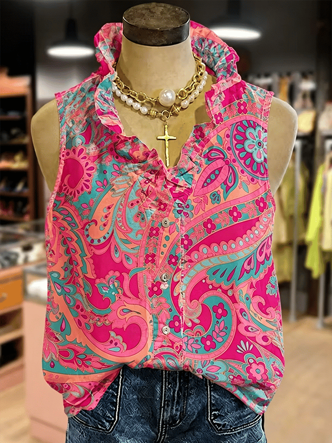 Women'S Casual Printed Shirt