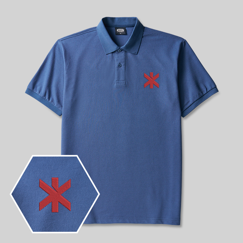Polo bordado para frikis Equipo de trauma 2077