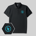 Wings of Freedom Geek Embroidered Polo Shirt
