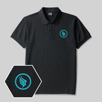 Wings of Freedom Geek Embroidered Polo Shirt