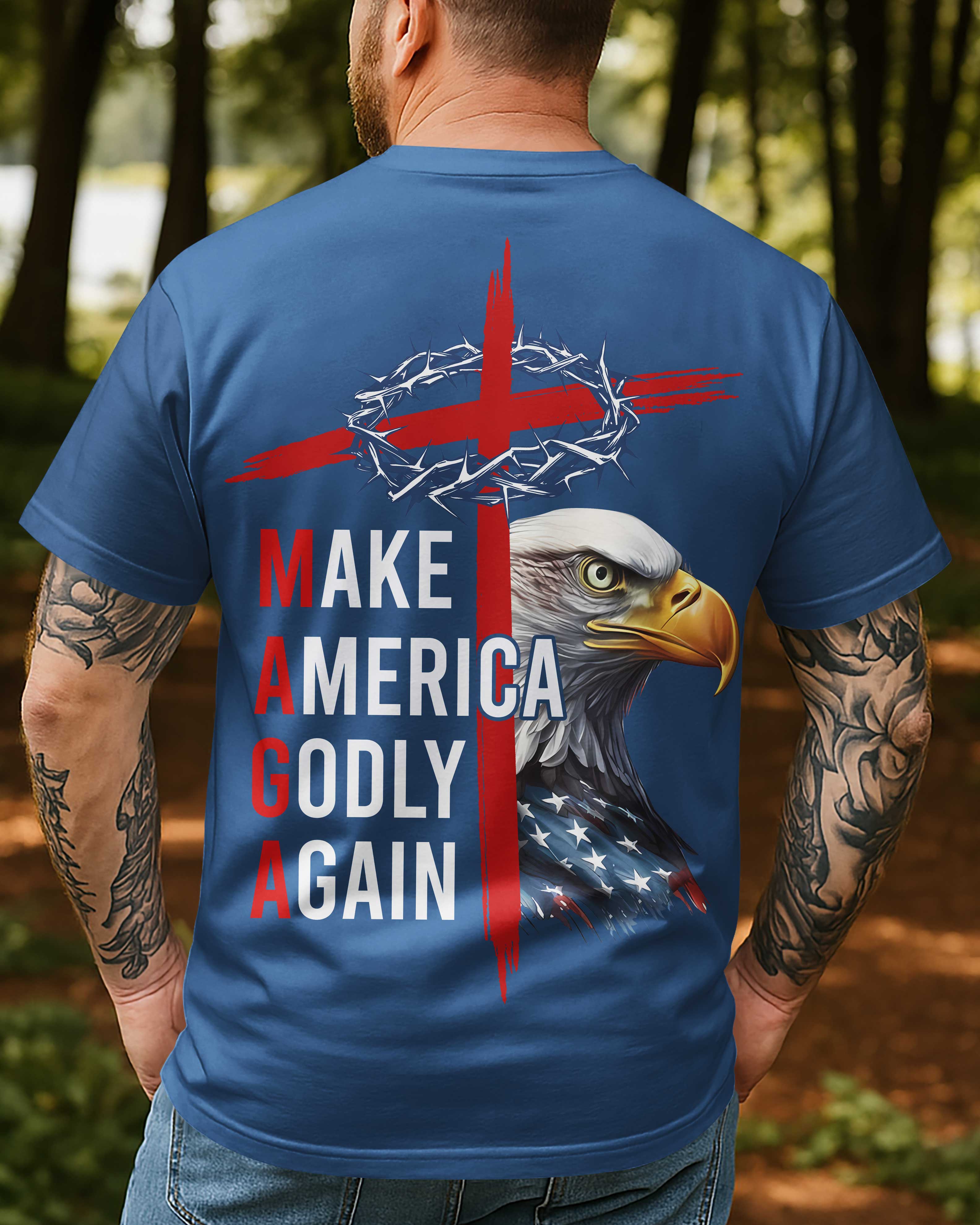 T-shirt Rendre l'Amérique pieuse à nouveau